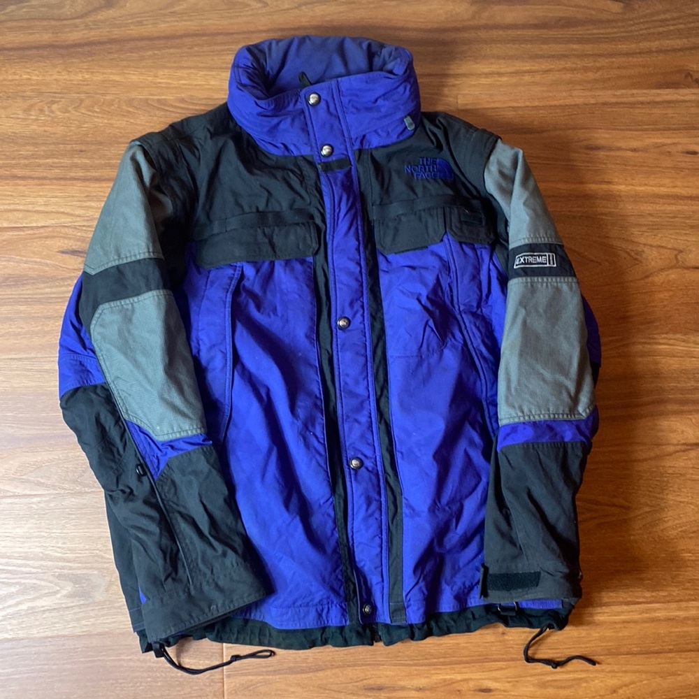 The North Face Blue and Black Jacket